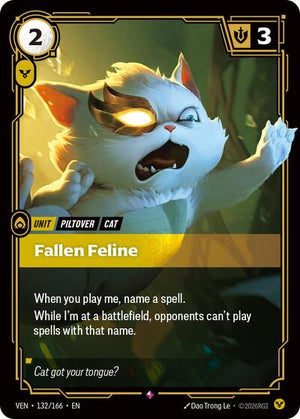 Riftbound - Vendetta - Fallen Feline - 132/166 - Rare