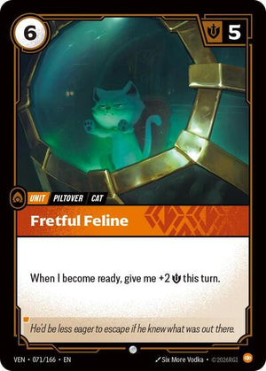 Riftbound - Vendetta - Fretful Feline - 071/166 - Common