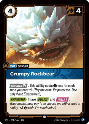 Riftbound - Vendetta - Grumpy Rockbear - 050/166 - Common