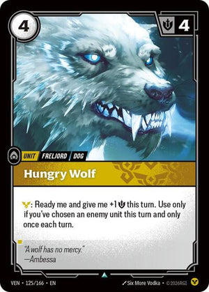 Riftbound - Vendetta - Hungry Wolf - 125/166 - Uncommon
