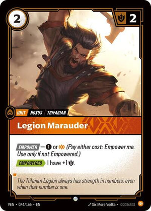 Riftbound - Vendetta - Legion Marauder - 074/166 - Common