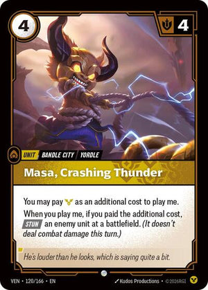 Riftbound - Vendetta - Masa, Crashing Thunder - 120/166 - Common