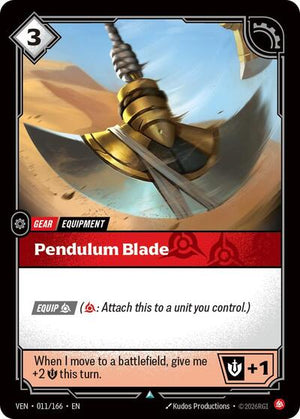 Riftbound - Vendetta - Pendulum Blade - 011/166 - Uncommon
