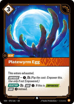 Riftbound - Vendetta - Platewyrm Egg - 075/166 - Common