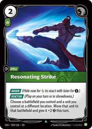 Riftbound - Vendetta - Resonating Strike - 034/166 - Uncommon