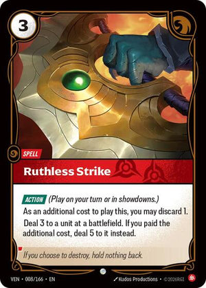 Riftbound - Vendetta - Ruthless Strike - 008/166 - Common