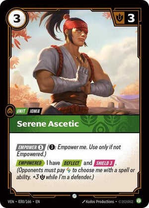Riftbound - Vendetta - Serene Ascetic - 030/166 - Common