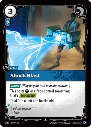 Riftbound - Vendetta - Shock Blast - 059/166 - Uncommon