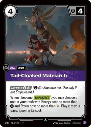 Riftbound - Vendetta - Tail-Cloaked Matriarch - 104/166 - Uncommon