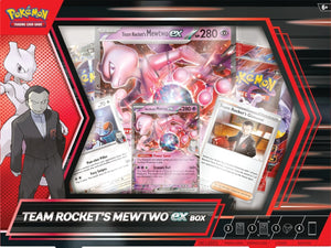Pokémon TCG - Team Rocket’s Mewtwo ex Box