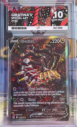 2022 Lost Origin Giratina V Special Art #186 - Gem Mint ACE 10