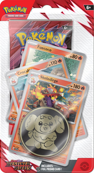 Pokémon TCG - Scarlet and Violet Destined Rivals Premium Checklane Blister Skeledirge