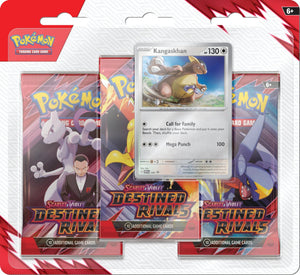 Pokémon TCG - Scarlet and Violet Destined Rivals 3 Pack Blister Kangaskhan