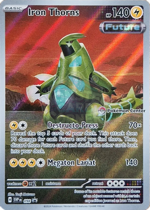 Pokemon TCG - SV: Scarlet & Violet Promo Cards - Iron Thorns - (Pokemon Center) - SVP 098