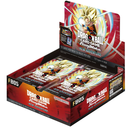 Dragon Ball Super Card Game - Fusion World - New Adventure (FB05) - Booster Box (24 Packs)
