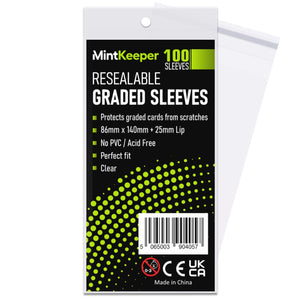 MintKeeper - Resealable Graded Sleeves - PSA Perfect Fit