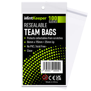 MintKeeper - Resealable Team Bags - (1 Pack)