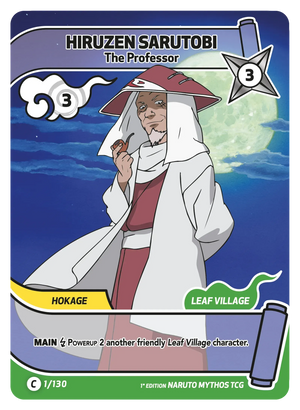 Naruto Mythos TCG - Konoha Shido - Hiruzen Sarutobi - (The Professor) - KS-001 - Common