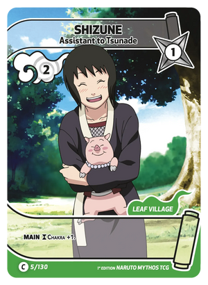 Naruto Mythos TCG - Konoha Shido - Shizune - (Assistant to Tsunade) - KS-005 - Common