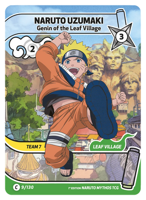 Naruto Mythos TCG - Konoha Shido - Naruto Uzumaki - (Genin of the Leaf Village) - KS-009 - Common