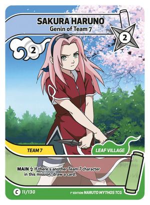 Naruto Mythos TCG - Konoha Shido - Sakura Haruno - (Genin of Team 7) - KS-011 - Common