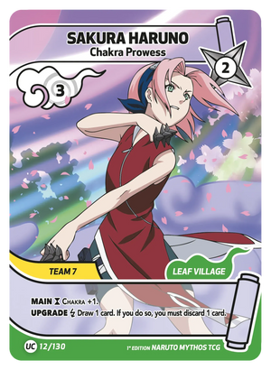 Naruto Mythos TCG - Konoha Shido - Sakura Haruno - (Chakra Prowess) - KS-012 - Uncommon