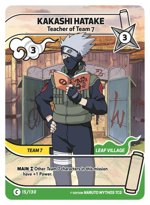 Naruto Mythos TCG - Konoha Shido - Kakashi Hatake - (Teacher of Team 7) - KS-015 - Common