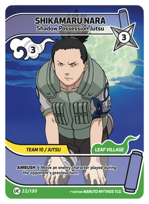 Naruto Mythos TCG - Konoha Shido - Shikamaru Nara - (Shadow Possession Jutsu) - KS-022 - Uncommon