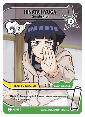 Naruto Mythos TCG - Konoha Shido - Hinata Hyuga - (Gentle Fist) - KS-030 - Common