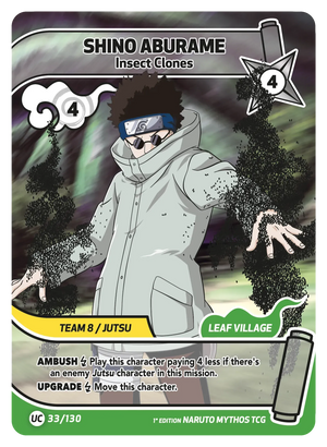 Naruto Mythos TCG - Konoha Shido - Shino Aburame - (Insect Clones) - KS-033 - Uncommon