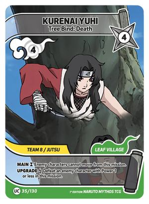 Naruto Mythos TCG - Konoha Shido - Kurenai Yuhi - (Tree Bind: Death) - KS-035 - Uncommon