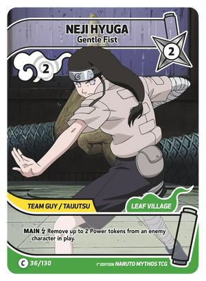 Naruto Mythos TCG - Konoha Shido - Neji Hyuga - (Gentle Fist) - KS-036 - Common