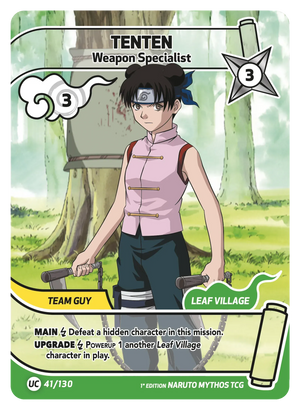 Naruto Mythos TCG - Konoha Shido - Tenten - (Weapon Specialist) - KS-041 - Uncommon