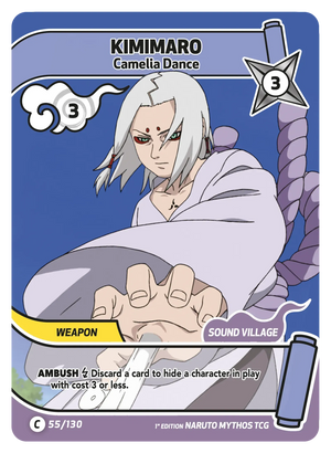 Naruto Mythos TCG - Konoha Shido - Kimimaro - (Camelia Dance) - KS-055 - Common