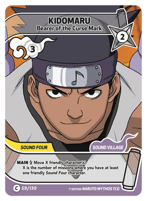 Naruto Mythos TCG - Konoha Shido - Kidomaru - (Bearer of the Curse Mark) - KS-059 - Common