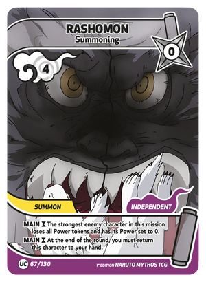 Naruto Mythos TCG - Konoha Shido - Rashomon - (Summoning) - KS-067 - Uncommon