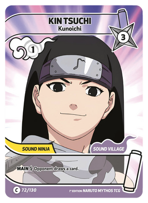 Naruto Mythos TCG - Konoha Shido - Kin Tsuchi - (Kunoichi) - KS-072 - Common