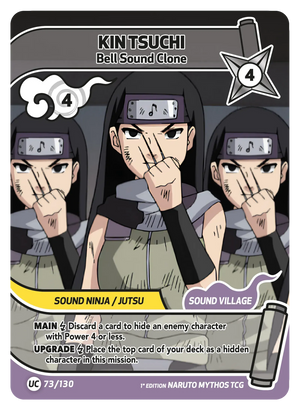 Naruto Mythos TCG - Konoha Shido - Kin Tsuchi - (Bell Sound Clone) - KS-073 - Uncommon