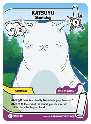 Naruto Mythos TCG - Konoha Shido - Katsuyu - (Giant Slug) - KS-098 - Common