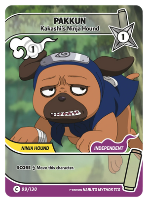 Naruto Mythos TCG - Konoha Shido - Pakkun - (Kakashi's Ninja Hound) - KS-099 - Common