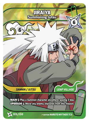Naruto Mythos TCG - Konoha Shido - Jiraiya - (Summoning Jutsu) - KS-105 - Rare