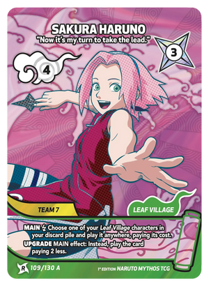 Naruto Mythos TCG - Konoha Shido - Sakura Haruno - (Medical Ninja) - KS-109 - Rare