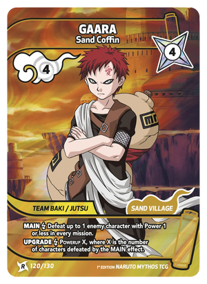 Naruto Mythos TCG - Konoha Shido - Gaara - (Sand Coffin) - KS-120 - Rare