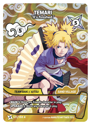Naruto Mythos TCG - Konoha Shido - Temari - (It's finished.) - KS-121-A - Art Rare