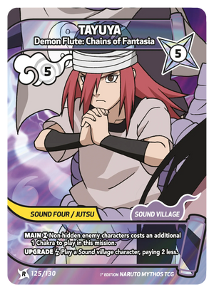 Naruto Mythos TCG - Konoha Shido - Tayuya - (Demon Flute: Chains of Fantasia) - KS-125 - Rare