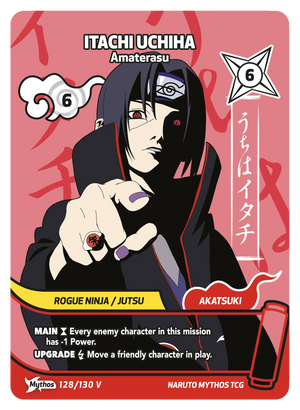 Naruto Mythos TCG - Konoha Shido - Itachi Uchiha - (Amaterasu) - KS-128-V - Mythos
