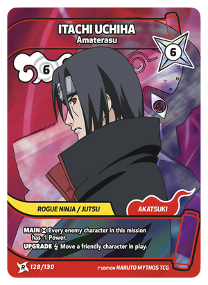 Naruto Mythos TCG - Konoha Shido - Itachi Uchiha - (Amaterasu) - KS-128 - Rare
