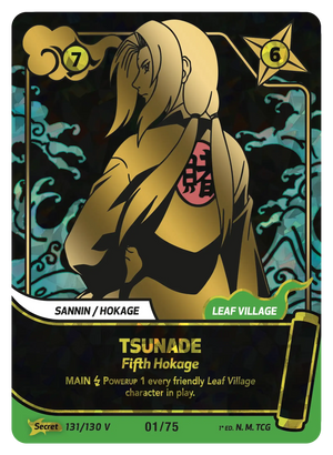 Naruto Mythos TCG - Konoha Shido - Tsunade - (Fifth Hokage) - KS-131-SV - Secret
