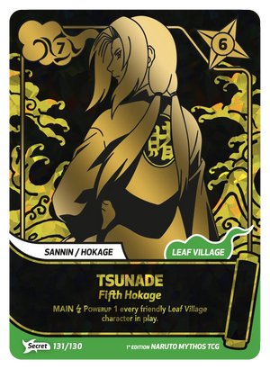 Naruto Mythos TCG - Konoha Shido - Tsunade - (Fifth Hokage) - KS-131 - Secret