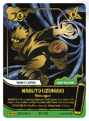 Naruto Mythos TCG - Konoha Shido - Naruto Uzumaki - (Rasengan) - KS-133-SV - Secret